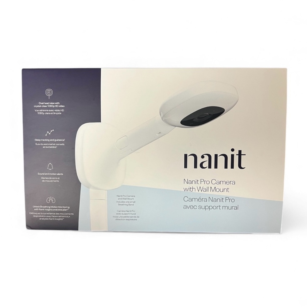 Nanit Pro Camera with Wall Mount - White. Gently used.